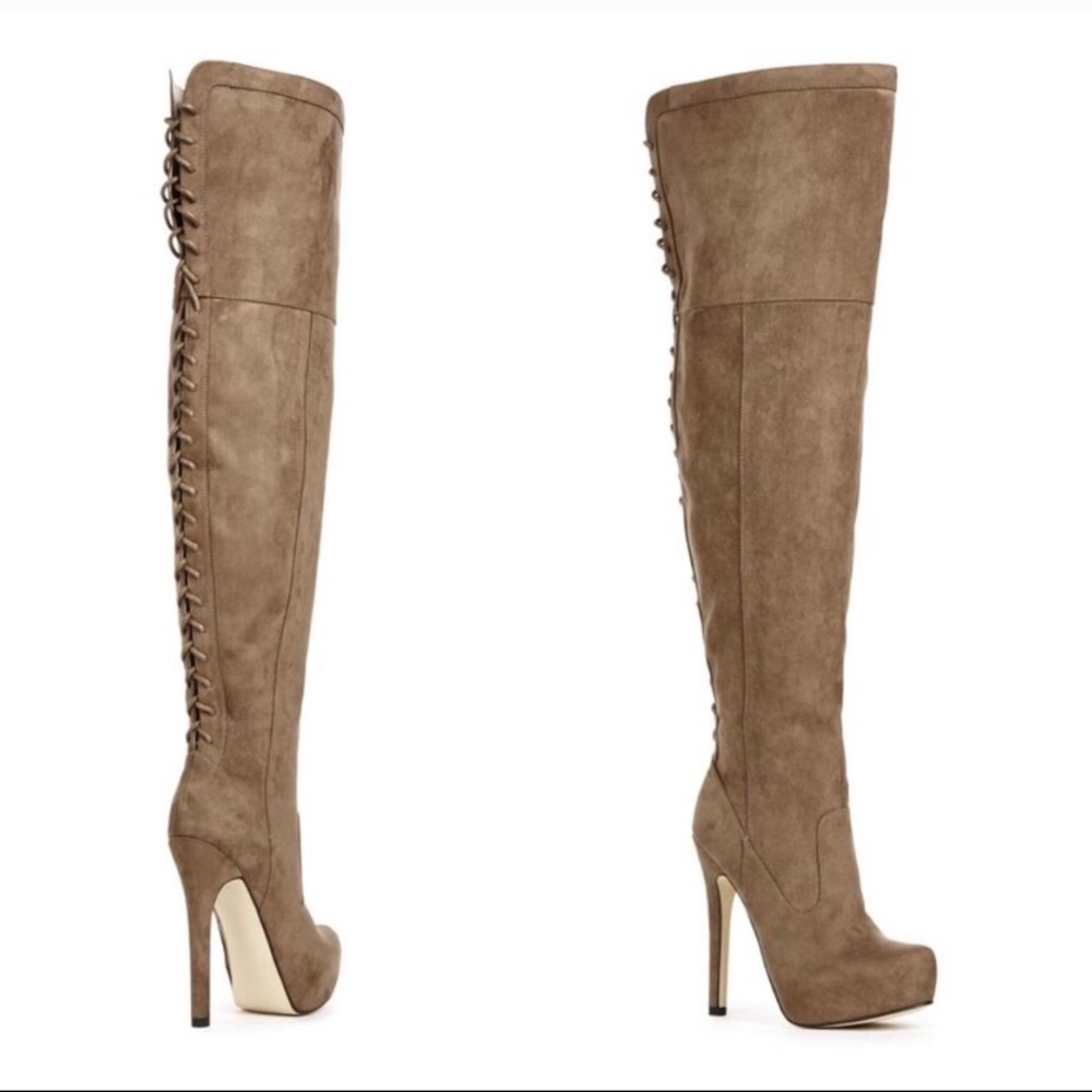JustFab Thigh High Boots